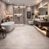 Navarti Stuc Flavia Relieve Taupe Dekor 3D fali csempe 25x70 I.o. - Csempe Mester