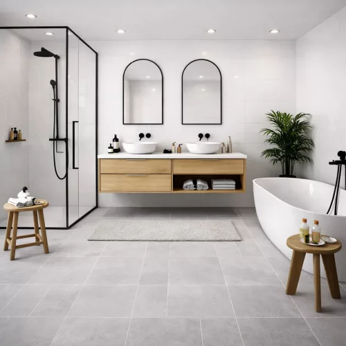 Navarti Flat Blanco Brillo fali csempe 25x70 I.o. - Csempe Mester