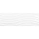Navarti Flat Ondas Blanco Brillo Dekor 3D fali csempe 25x70 I.o. - Csempe Mester