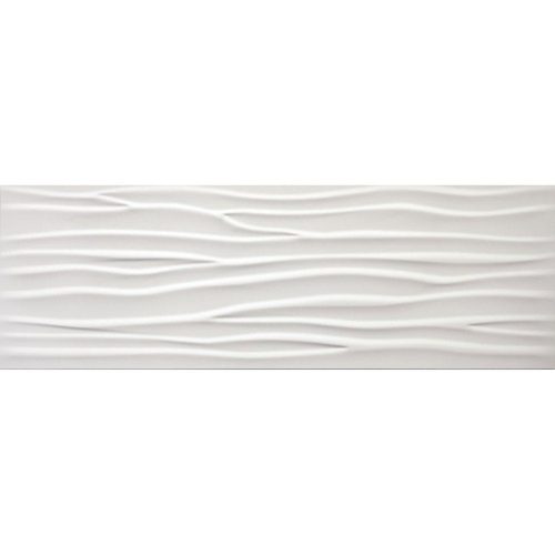 Cifre Glaciar Wave White Matte falicsempe 30x90 - Csempe Mester