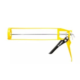 United Sealants Szilikon kinyomópisztoly kartusos, fém, sárga - Csempe Mester