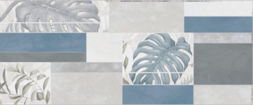 Vanitosa Muretto Grigio/Azzuro 25x60