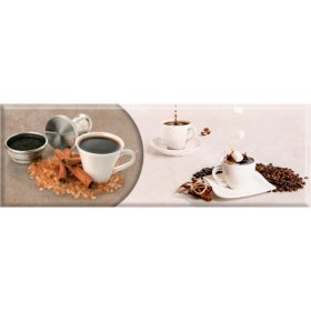 Super Ceramica Aosta Decor Espresso Beige fali csempe 20x60