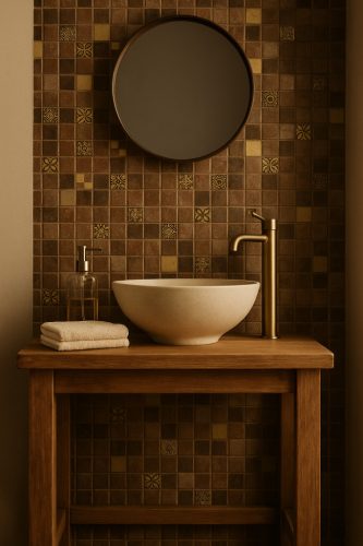 Cifre Dekor druid marron  25x40