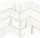 Domino Sable White Mosaic dekorcsempe 25x30