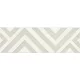 Domino Burano Bar White  dekorcsempe 25x10