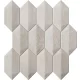 Domino Dover Graphite Mosaic dekorcsempe 25x30