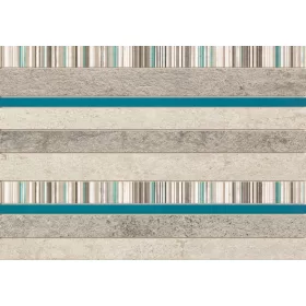 Domino L-Gris Turkus dekorcsempe 5x35
