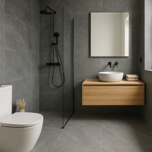 Ocean Black Rock Rett. 60x120