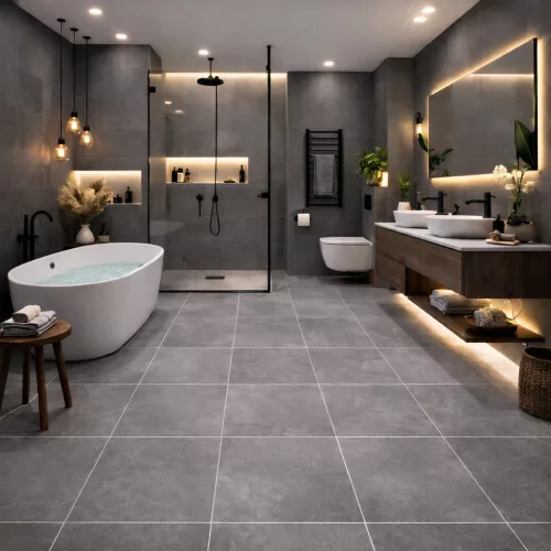 Paradyż Pure A Dark Grey járólap 60x60