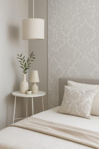 La Fenice Shabby bianco damasco dekor  20x60