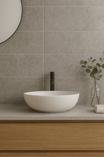 Solid Light Grey 31x62