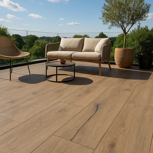 TIMBER BROWN 60x60 2CM