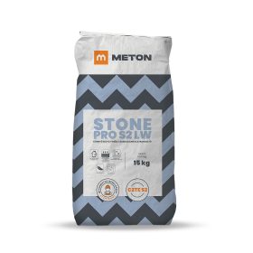   Meton STONE PRO S2 LW könnyű súlyú, fehér, flexibilis burkolatragasztó (C2TE S2)