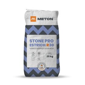   Meton STONE PRO ESTRICH R30 gyorskötő, fagyálló, szálerősített estrich beton