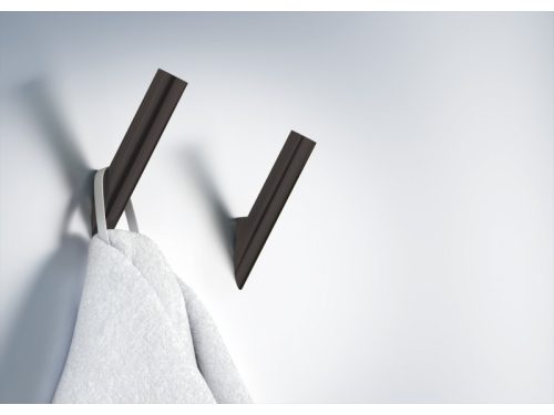 Silia fali akasztó, fekete