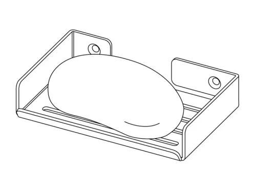 MOKKO BIANCO szappantartó 
