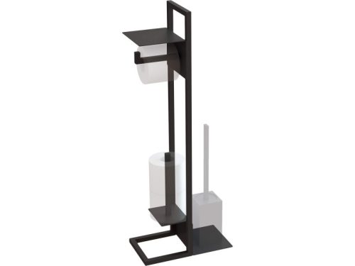 Mokko wc papír tartó állvány, fekete