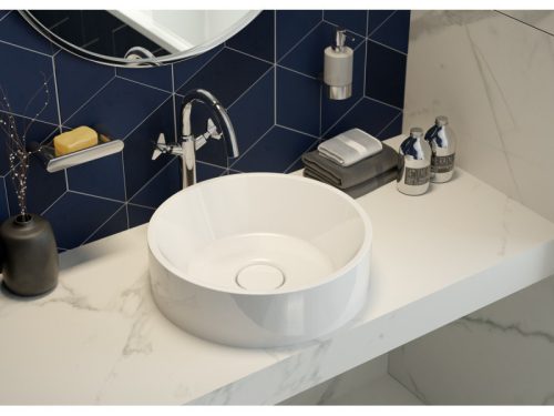 Round fali szappanadagoló, króm