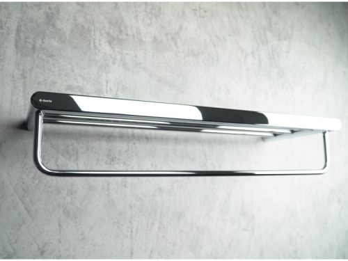 Round törölköző tartó polc, króm