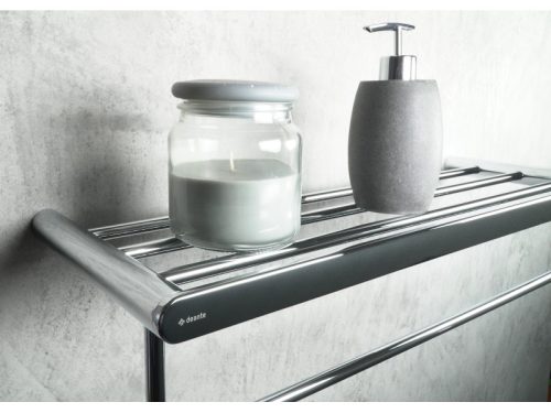 Round törölköző tartó polc, króm