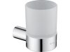 Round fali pohártartó, króm