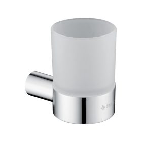 Round fali pohártartó, króm
