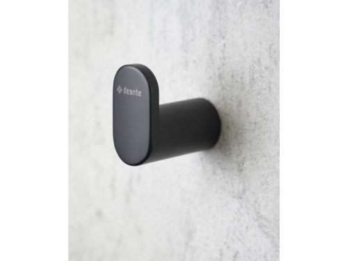 Round fali akasztó, fekete