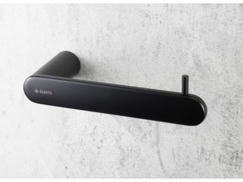 Round wc papír tartó, fekete