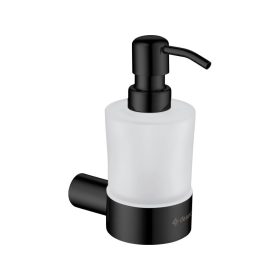 Round fali szappanadagoló, fekete