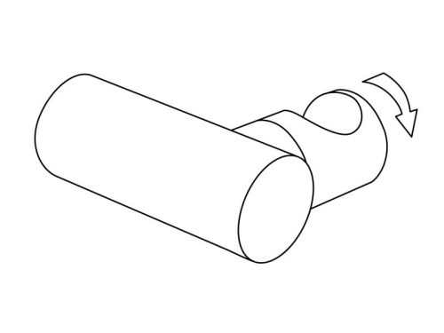 ROUND NERO  fali zuhanytartó kerek