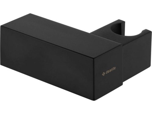 Square NERO  fali zuhanytartó szögletes