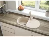 Nemezja mosogató csaptelep beige-gránit