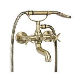 Temisto BRASS kád csaptelep zuhanyszettel