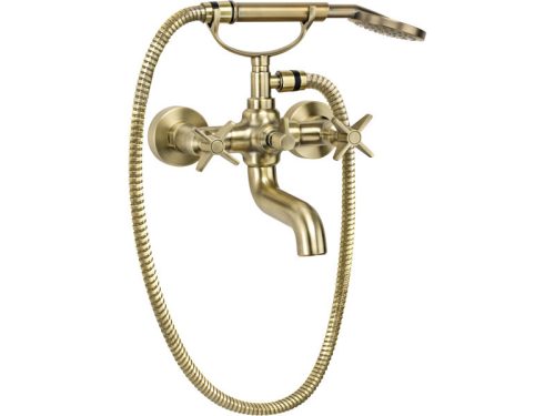 Temisto BRASS kád csaptelep zuhanyszettel