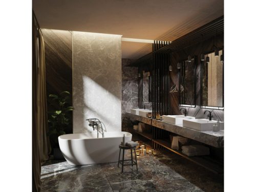 Temisto NERO kád csaptelep zuhanyszettel