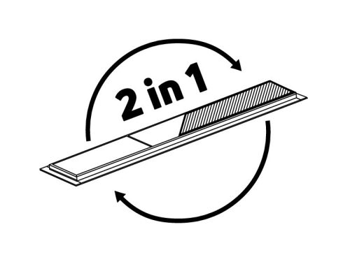Megfordítható padlóösszefolyó 60 cm