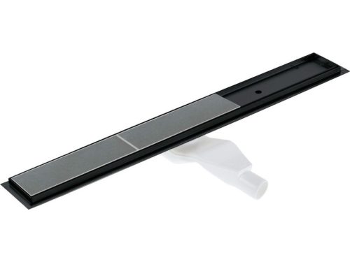 Megfordítható padlóösszefolyó 80 cm nero