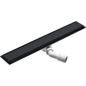 Megfordítható padlóösszefolyó 100 cm nero