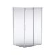 Hiacynt tolóajtós zuhanykabin 100x200 cm 