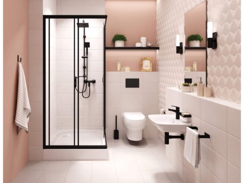 Corner szögletes zuhanytálca 80x80