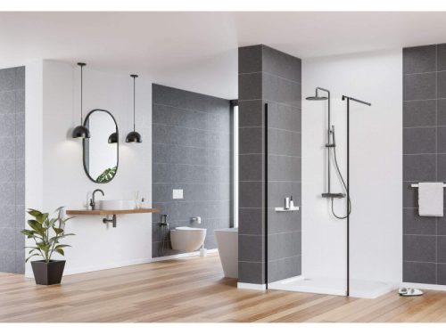 Kerria Plus NERO zuhanyfal 100