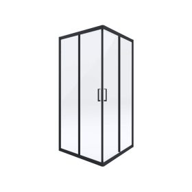 Funkia Nero szögletes zuhanykabin 90