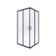 Funkia Nero szögletes zuhanykabin 90