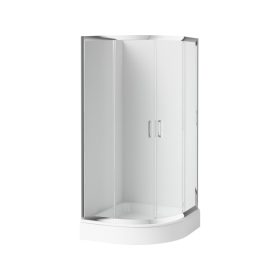 Funkia íves zuhanykabin 90