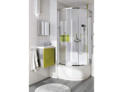 Funkia íves zuhanykabin 80