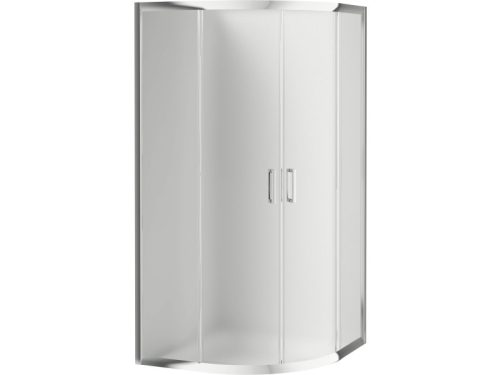 Funkia íves zuhanykabin 80 homokfúvott üveg