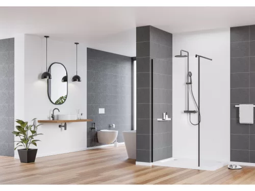Arnika TITANIUM zuhanyszett csapteleppel