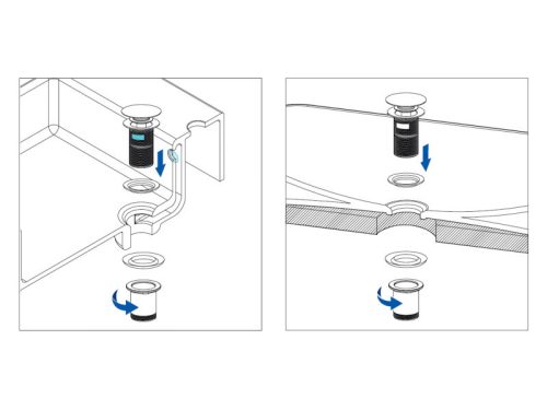 CLICK-CLACK leeresztő univerzális, titán