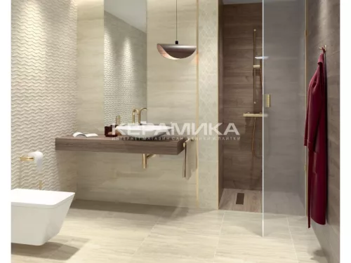 Paradyż Silence Beige Glossy_ _II.o - KÉSZLET EREJÉIG! falicsempe 25x75